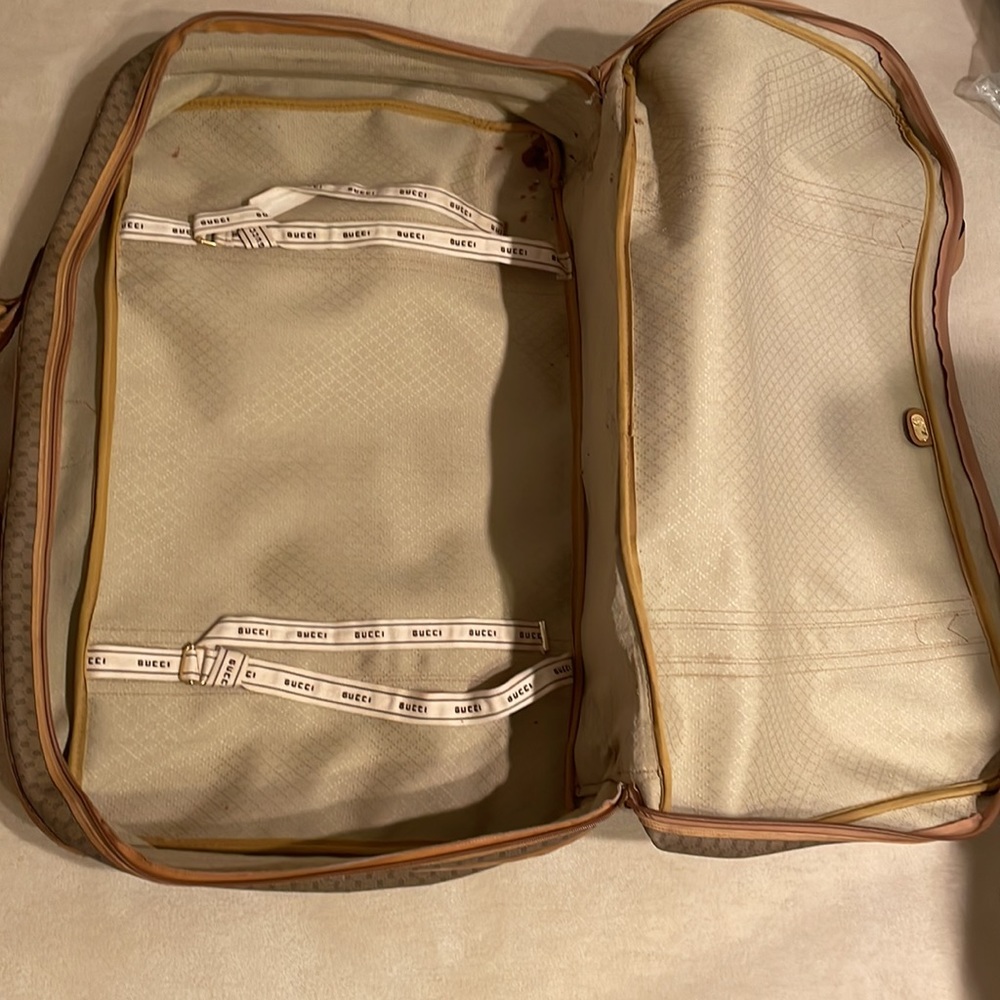 GUCCI VINTAGE large suitcase - Picture 13 of 16